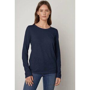 Velvet Originals Lizzie Crew Neck Long Sleeve Shirt
